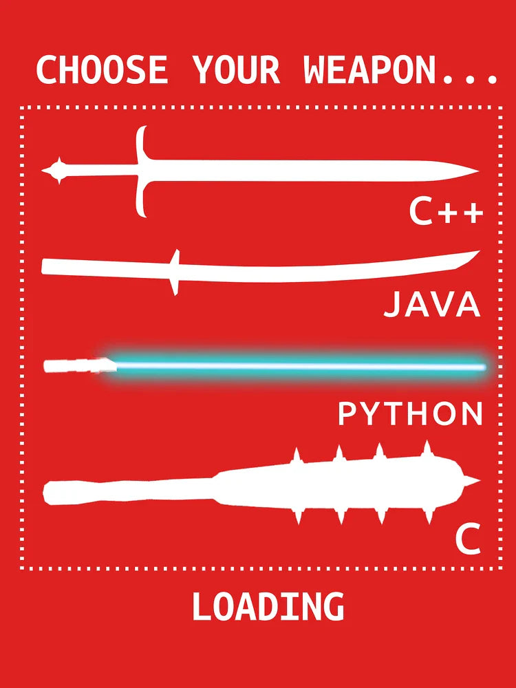 Funny Computer Science Shirt-Java C++ Python C Programmer Weapons for Women Men Classic T-Shirt