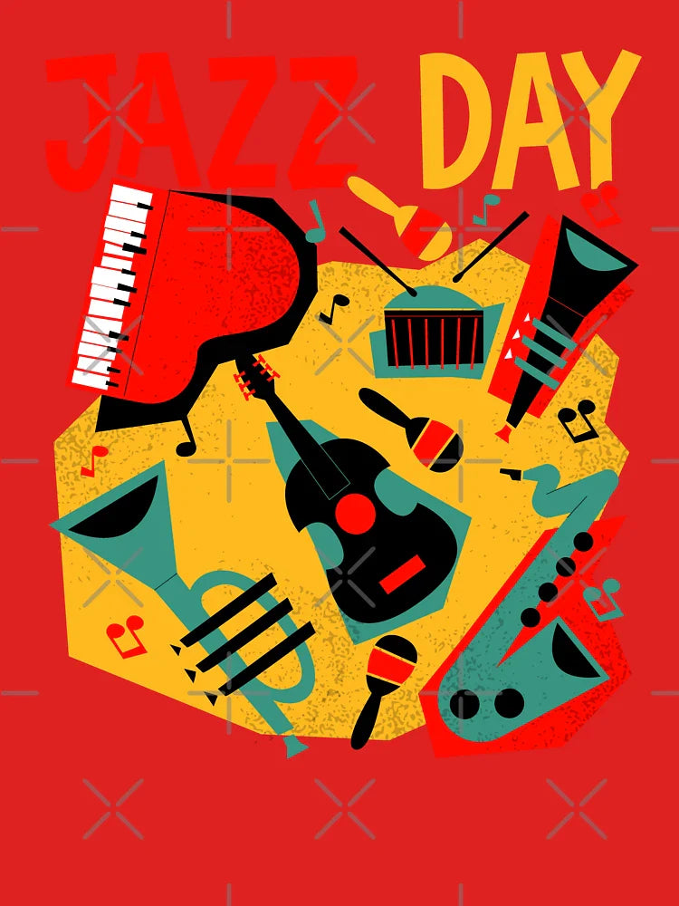 Jazz Day Vintage Jazz Music Retro Jazz Musician Classic T-Shirt