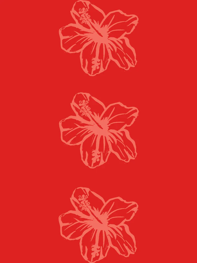3 coral orange hibiscus flowers Classic T-Shirt
