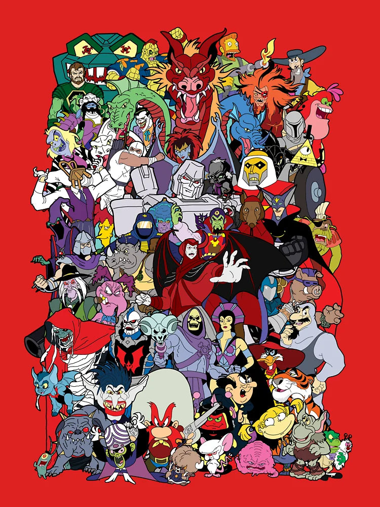 Saturday Morning Villains Classic T-Shirt