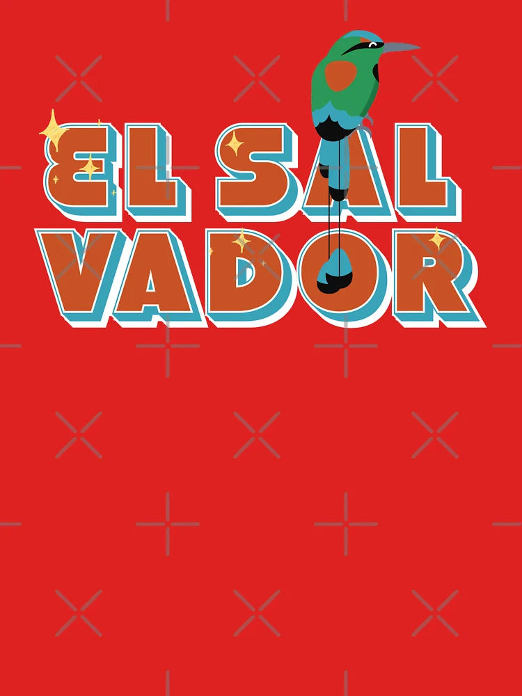 El Salvador with Torogoz National Bird Classic T-Shirt