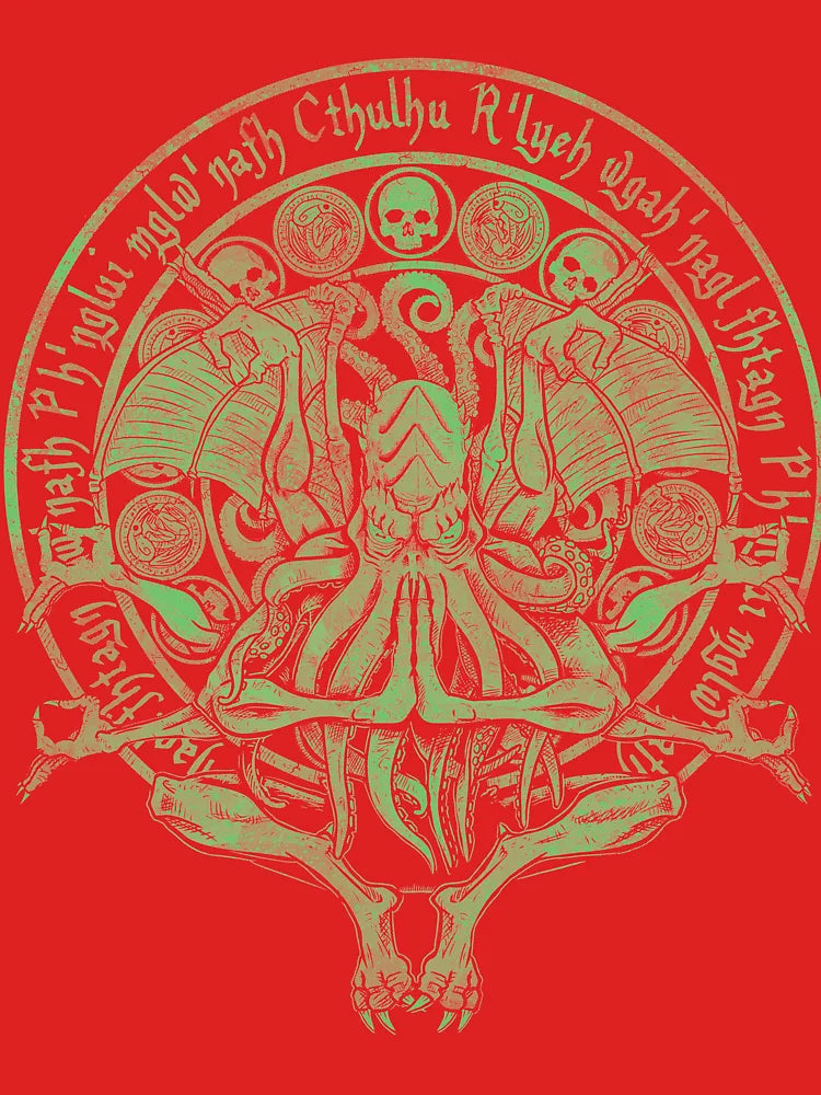 The Idol Sick Green Variant Cthulhu God Art Classic T-Shirt