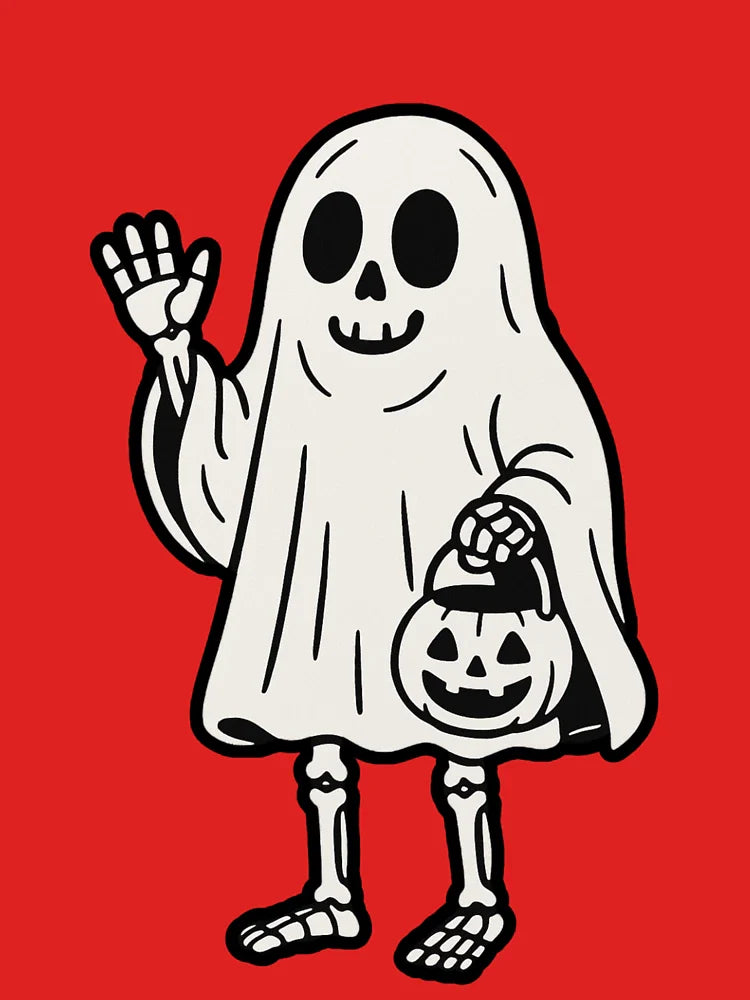 Ghost Skeleton Classic T-Shirt