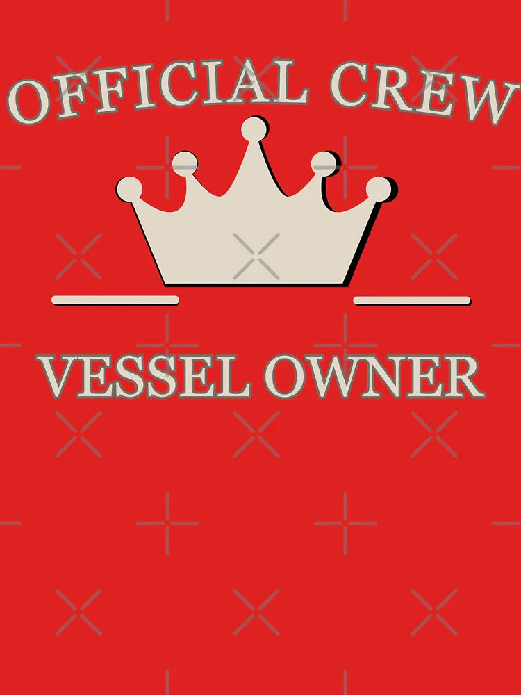 Vessel Ship Owner Nautical Crew Design – Vintage Maritime Emblem Classic T-Shirt