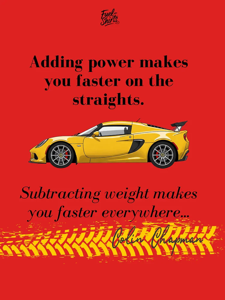 Lotus Elise - Quote of Colin Chapman Classic T-Shirt
