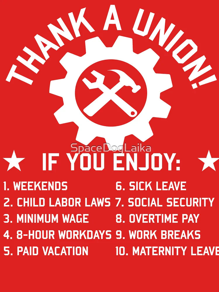 Thank A Union - Labor Union, Union Strong, Pro Worker, Industrial Workers of the World Classic T-Shirt