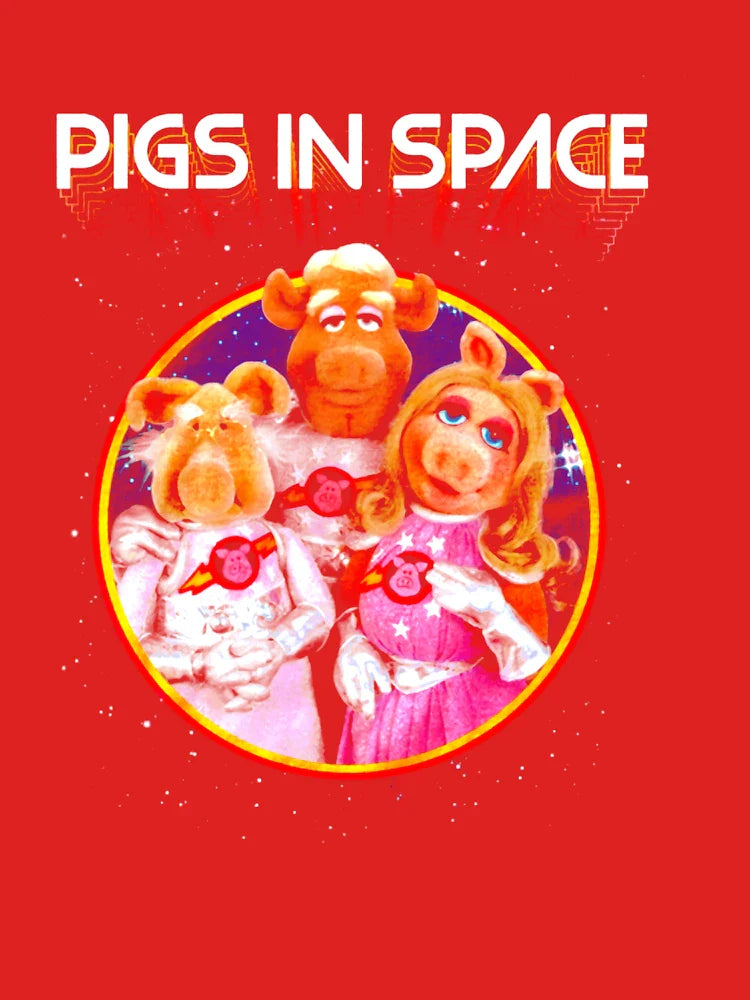 The Muppets Pigs In Space Soft Fitted 301 Classic T-Shirt