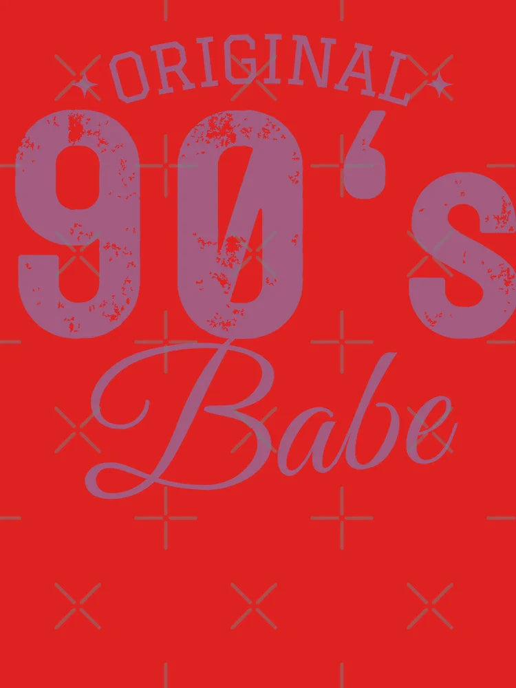 Original 90's Babe Retro Vintage Aesthetic Design for Women Classic T-Shirt