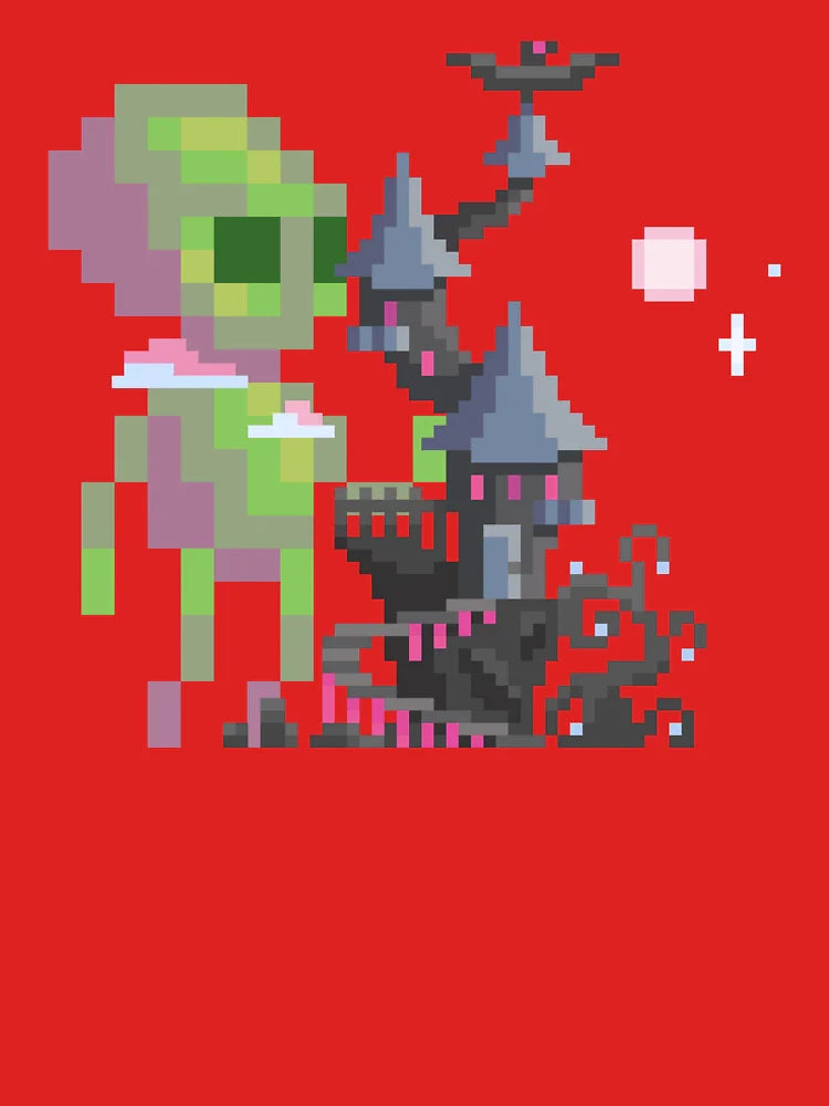 8-Bit Alien Classic T-Shirt