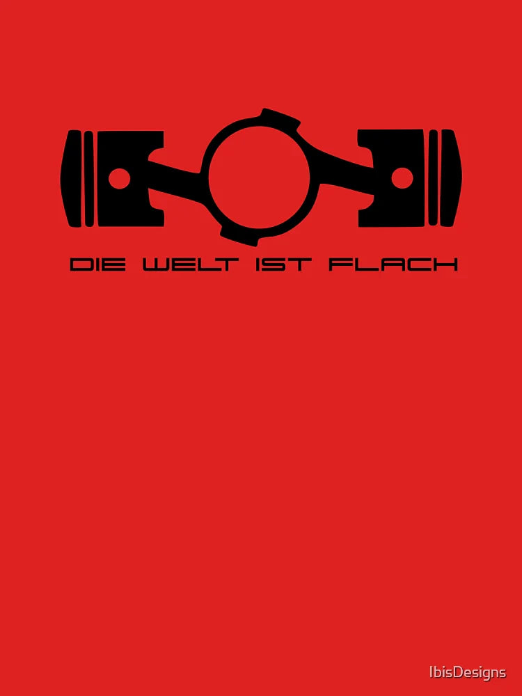 Die Welt Ist Flach - The World Is Flat Classic T-Shirt