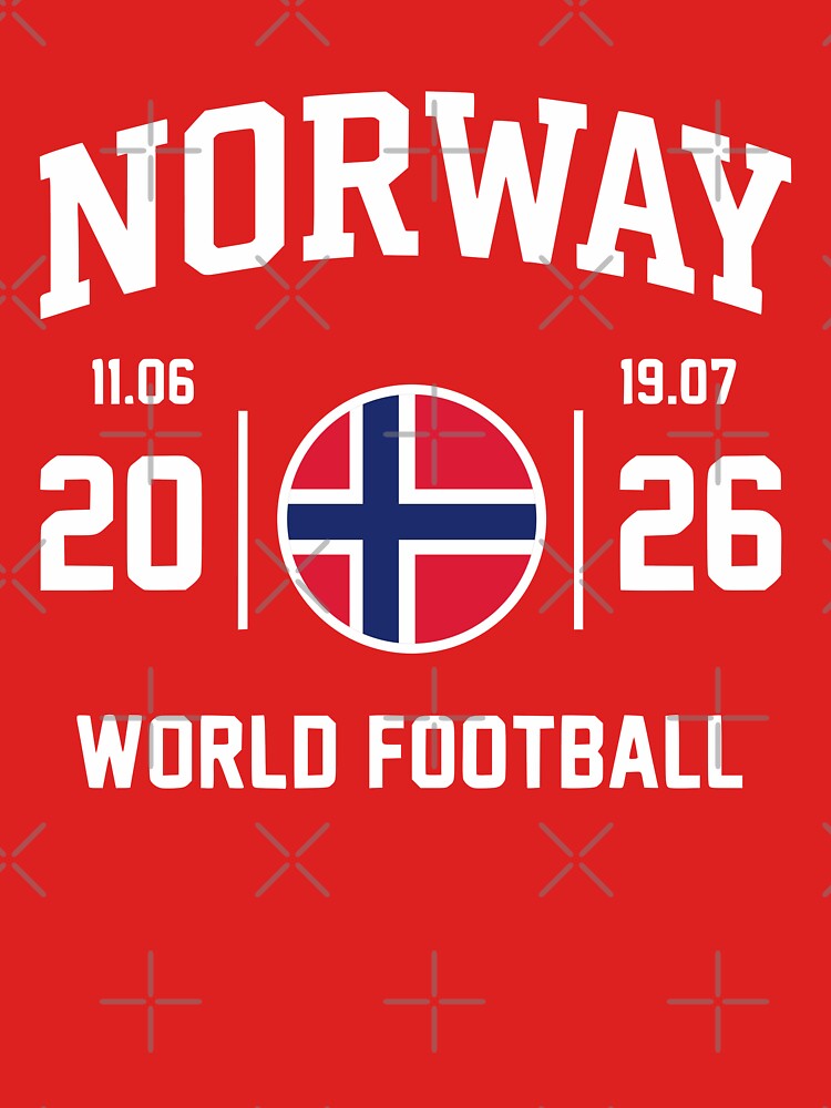 Norway 2026 World Football Fan Graphic by Imaginationbeyond