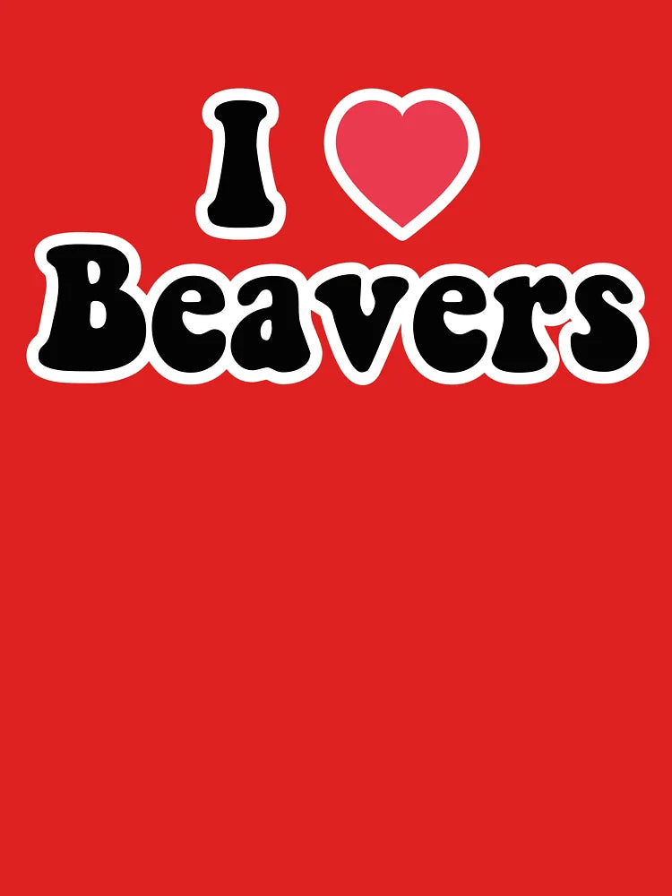 I Love Beavers Classic T-Shirt