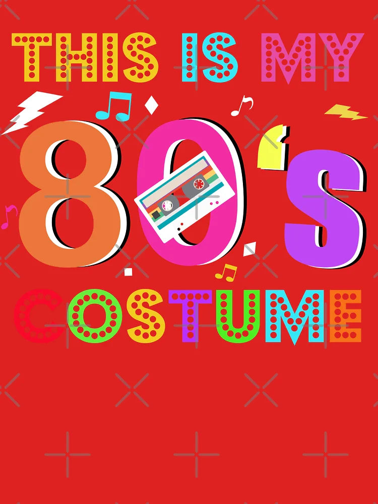 This Is My 80s Costume - Vibe Retro Party Outfit Wear  Classic T-Shirt