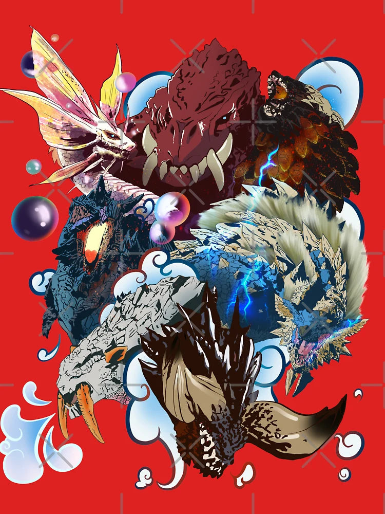 Monster Hunter collage  Classic T-Shirt
