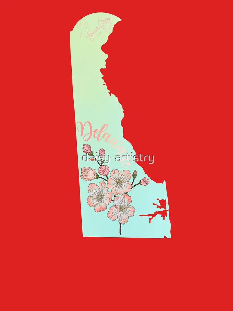 Delaware State Flower: Peach Blossom Classic T-Shirt
