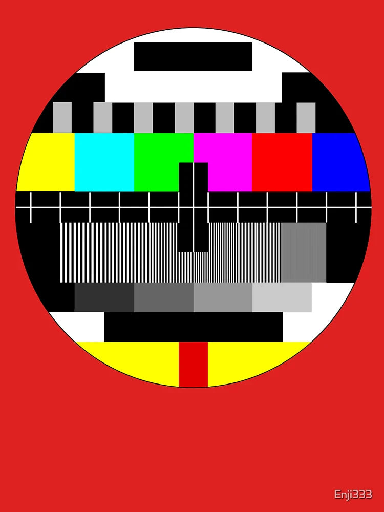 90's TV Test pattern Classic T-Shirt
