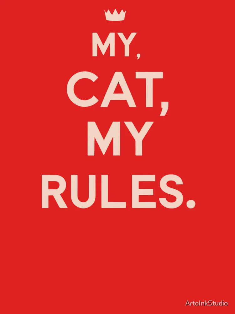 Bold Funny Cat Attitude Artwork Classic T-Shirt