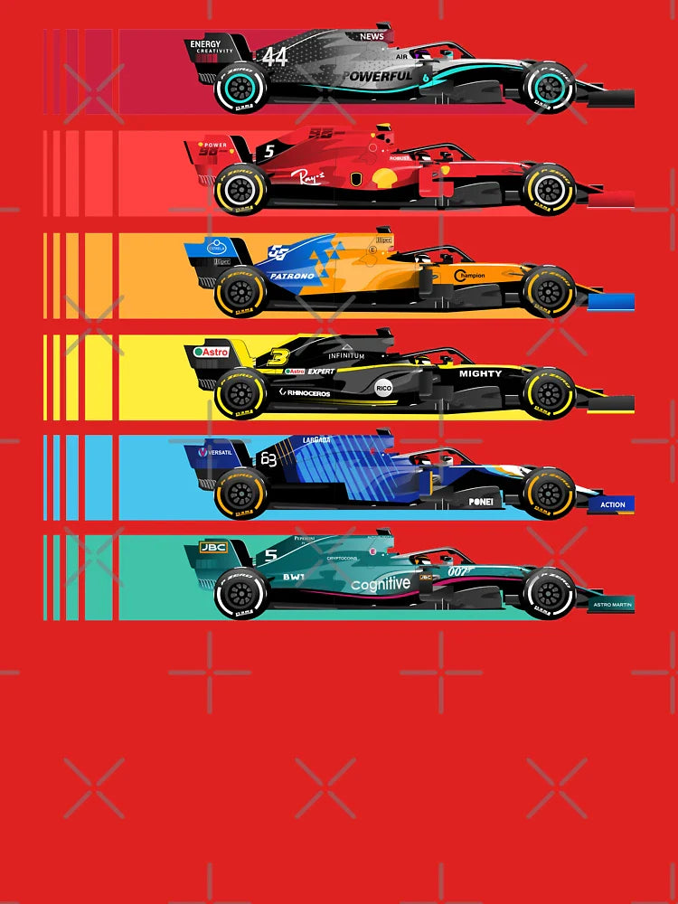 Formula Racing Cars 2023 Classic T-Shirt