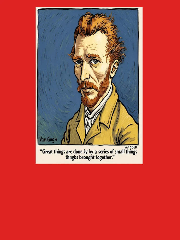 Van Gogh Quote – Great Things Are Done with Love Classic T-Shirt