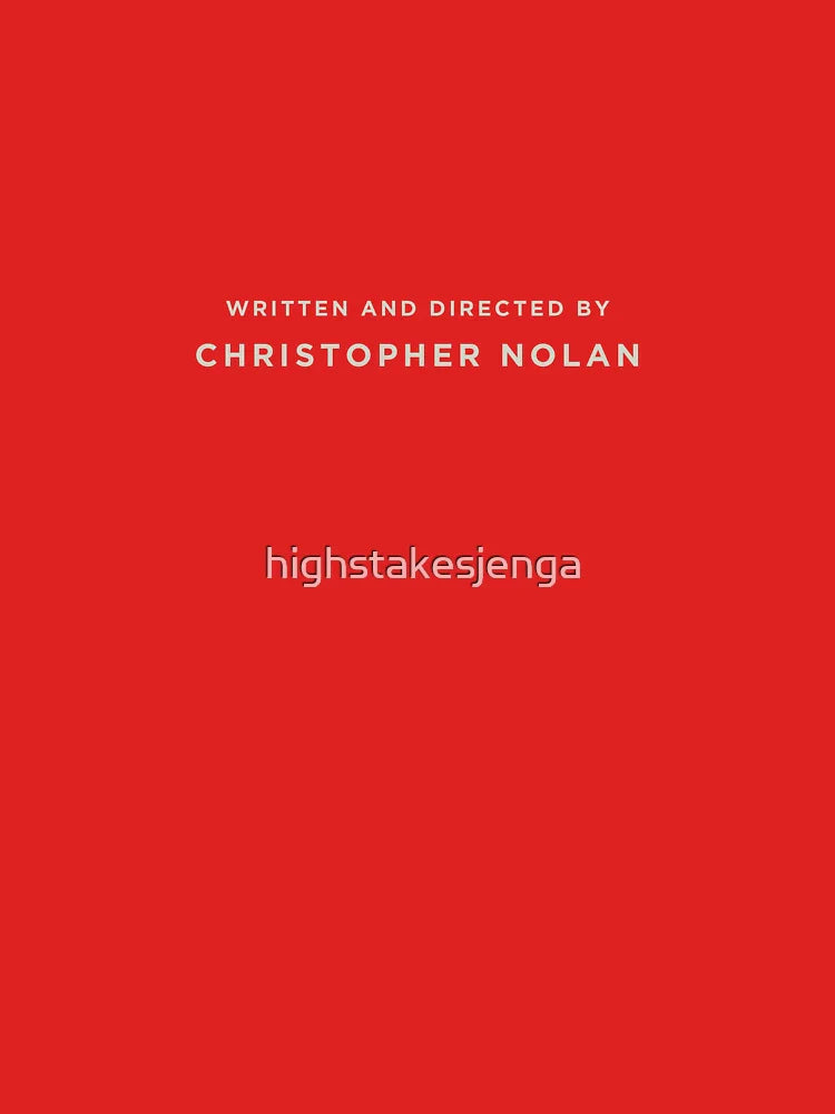 Written and Directed by Christopher Nolan Classic T-Shirt