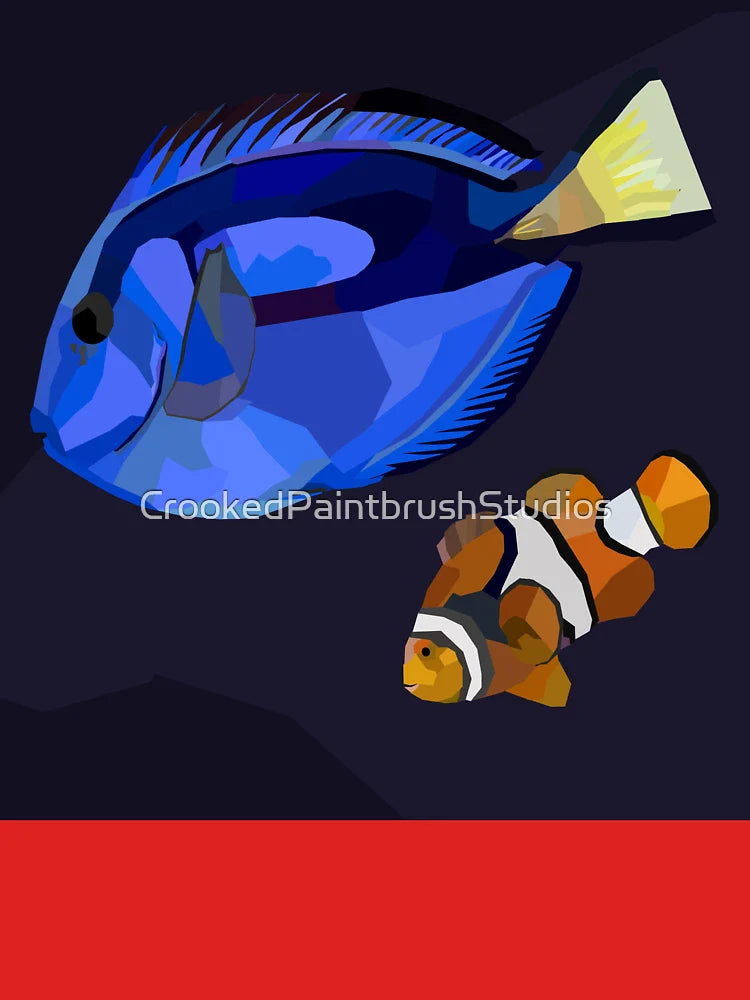 Blue Tang & Clownfish ( Nemo & Dory )  Classic T-Shirt