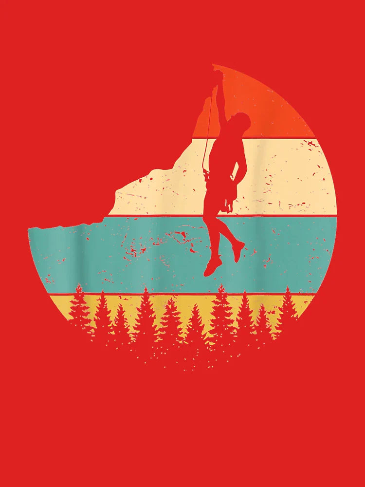 Rock Climbing Mountain Climber Rock Climbing Climber Mountain Bouldering Funny Classic T-Shirt