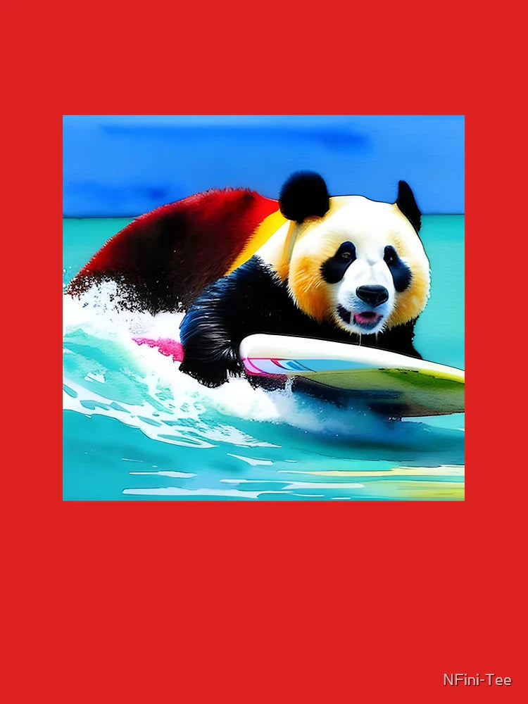 Surfin' Panda Classic T-Shirt