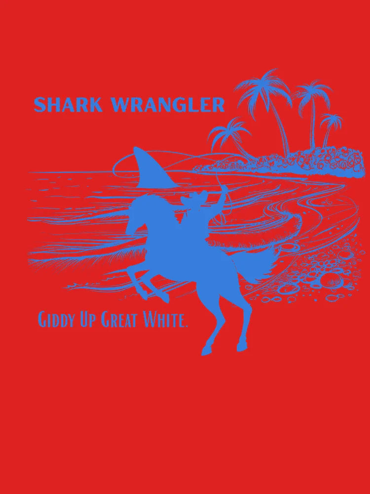 Shark Wrangler, Giddy up great white Classic T-Shirt