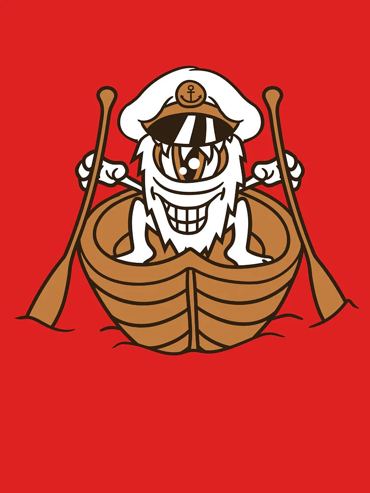 Naughty Evil Monster Paddles Captain Funny Cute Classic T-Shirt