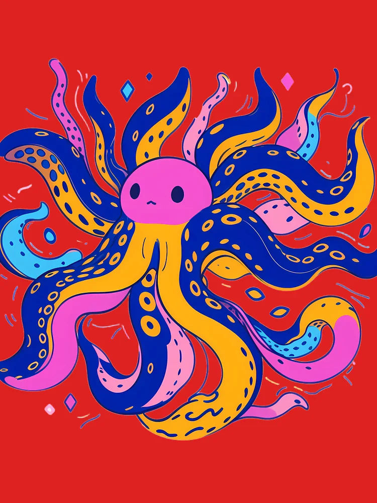 Ocean Whimsical Celebration Joyful Festive Characters Colorful Classic T-Shirt