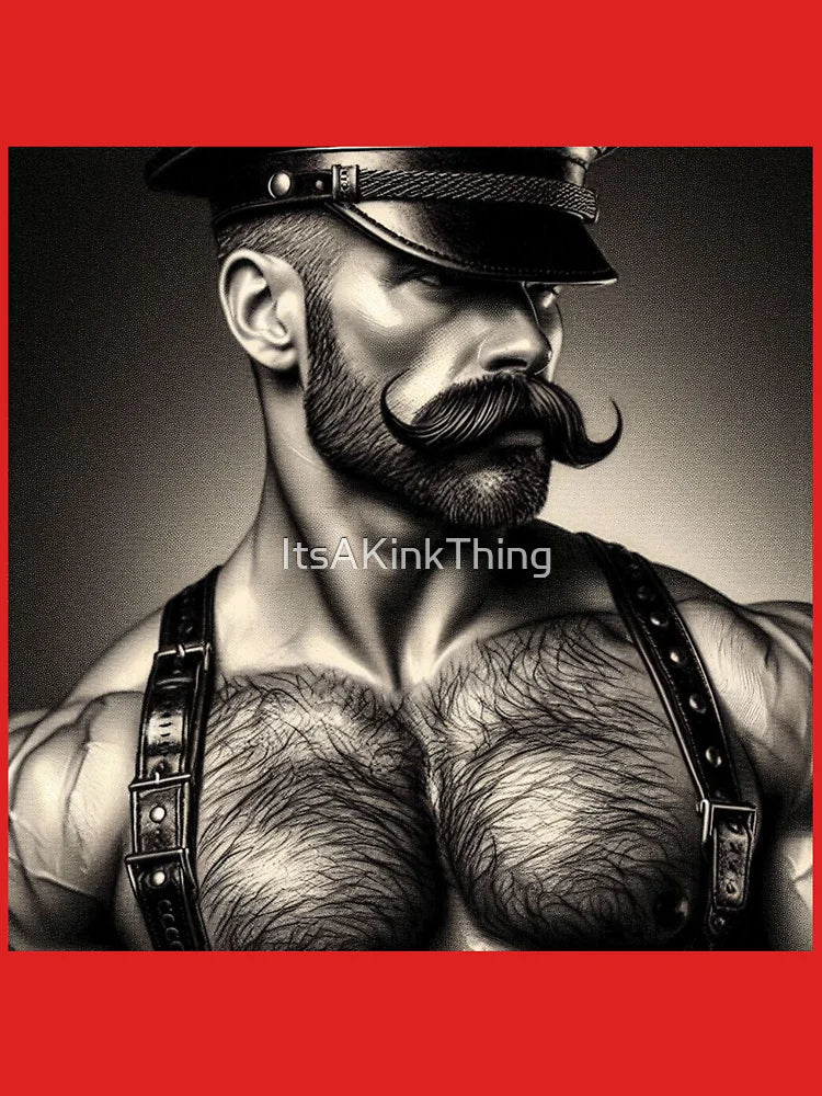 1970s Gay Pride Leather Daddy Macho Bear Berlin Leder Pride Graphic Design Classic T-Shirt