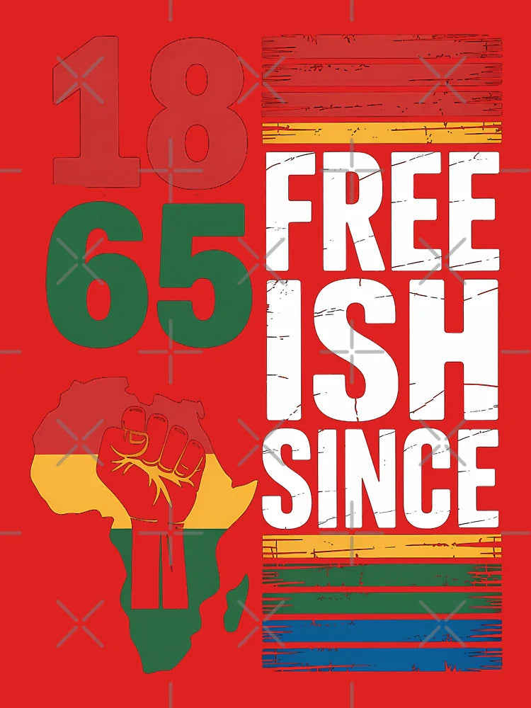 Free-ish Since 1865 Juneteenth Day Flag Black Pride Classic T-Shirt