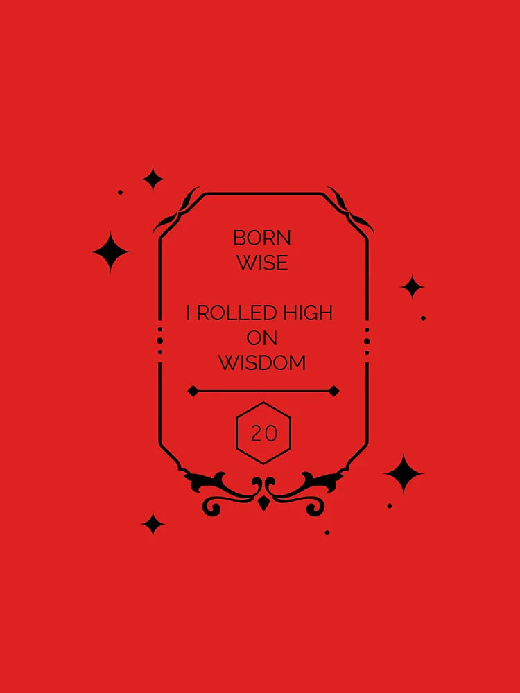Dnd Wisdom Roll 20 Classic T-Shirt