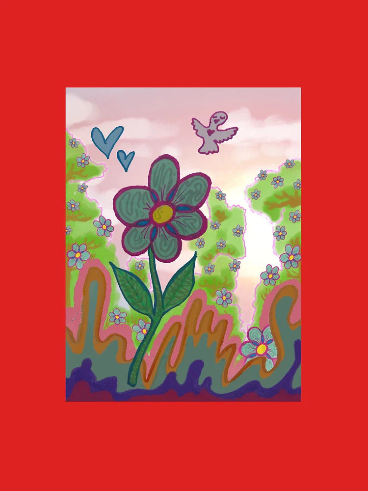 Floral psychedelia Classic T-Shirt