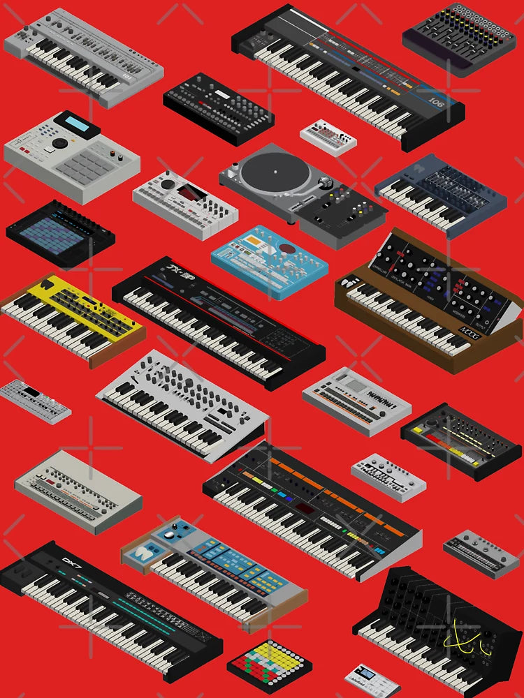 Synthesizer Fan Collection Classic T-Shirt