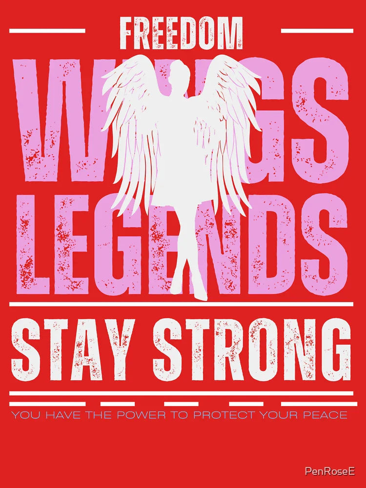 Legends Wings Shirt - Vintage Style Graphic  Classic T-Shirt