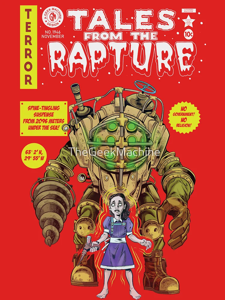 Tales From The Rapture Vintage Comic Parody Classic T-Shirt