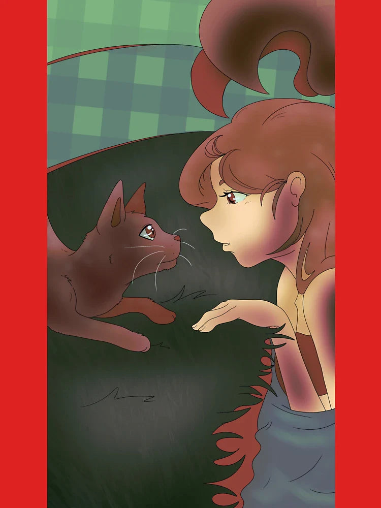 Mermaid meeting a cat sticker Classic T-Shirt