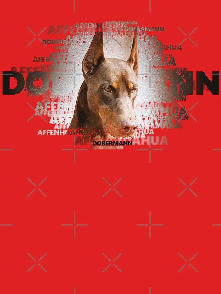 Doberman - Best Dog Text Art Classic T-Shirt