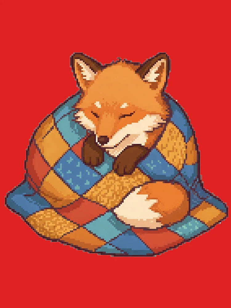 Sleepy Pixel Fox Classic T-Shirt
