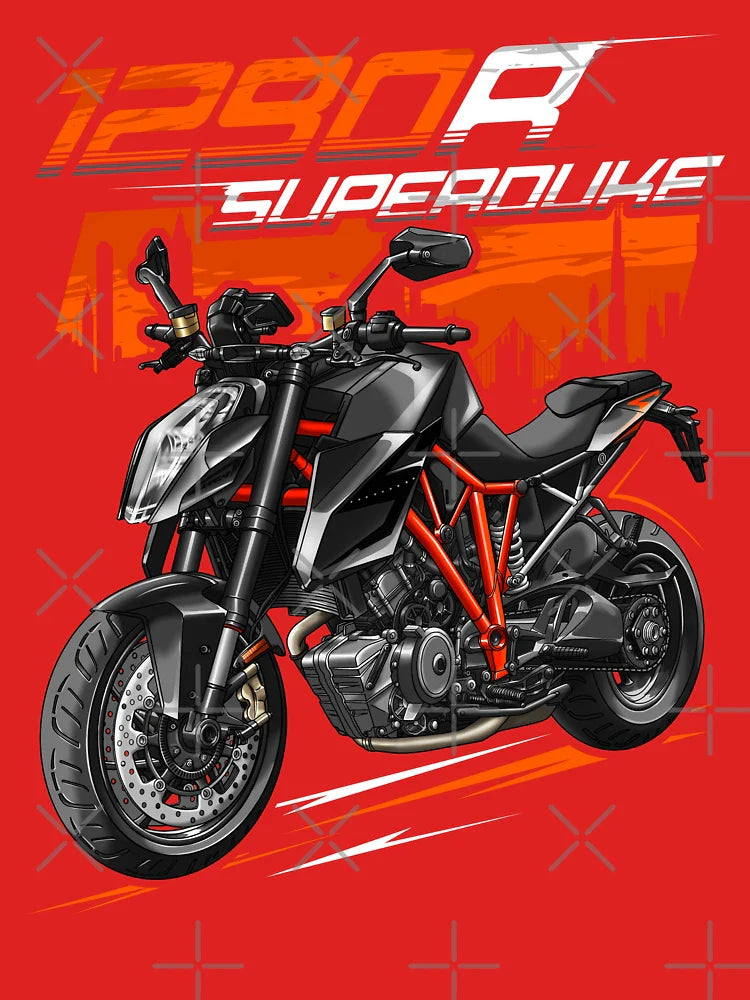 KTM SuperDuke 1290R 2014-2016 (Black) for Motorcycle Riders Classic T-Shirt