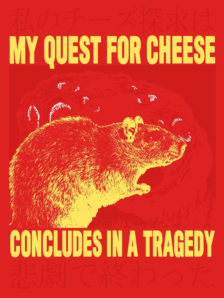 My Quest For Cheese Rat Japanese Classic T-Shirt