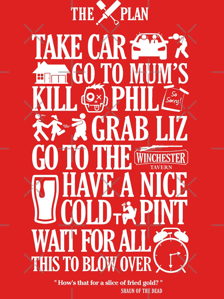 The Plan Shaun Of The Dead Classic T-Shirt