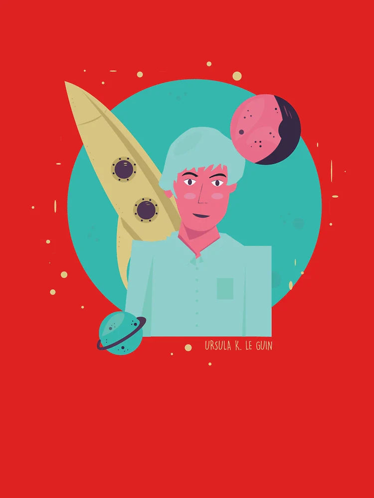Ursula K. Le Guin Illustration Classic T-Shirt