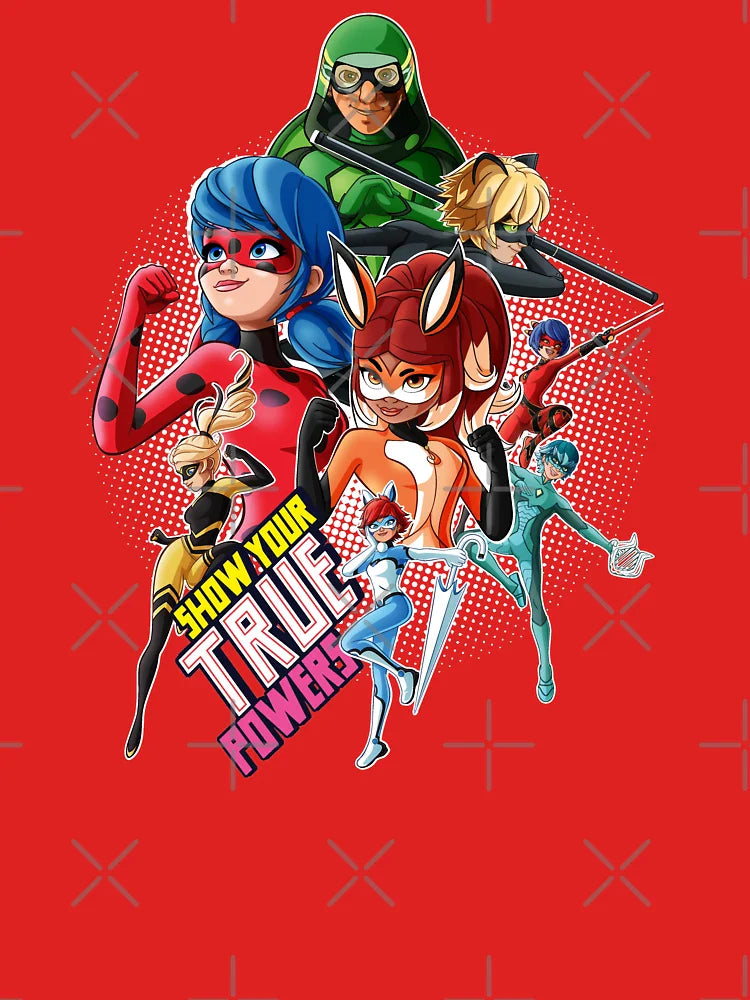 Miraculous Ladybug - All Heroez Show Your True Powers Classic T-Shirt