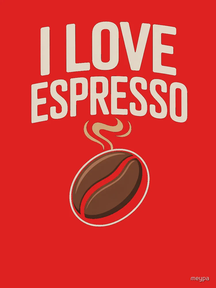 I Love Espresso Coffee Enthusiast Design Classic T-Shirt