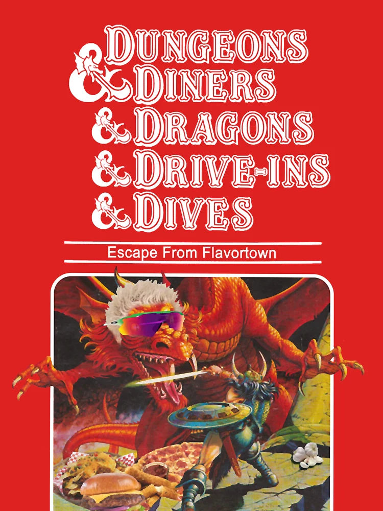 Dungeons & Diners & Dragons & Drive-Ins & Dives Escape from Flavortown Classic T-Shirt