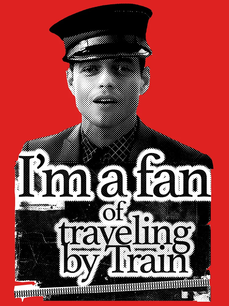I'M A FAN OF TRAVELING BY TRAIN Classic T-Shirt