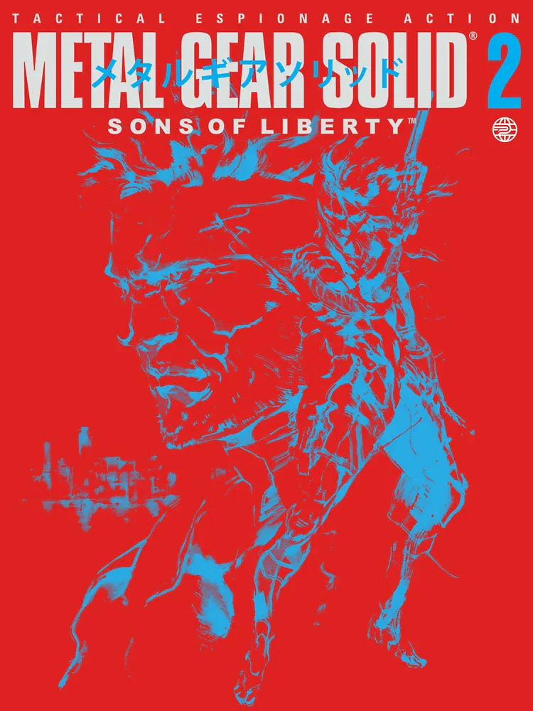 MGS2 - Snake and Raiden Cover (Blue Version) Classic T-Shirt