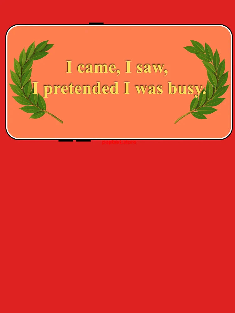 I pretended I was busy Classic T-Shirt